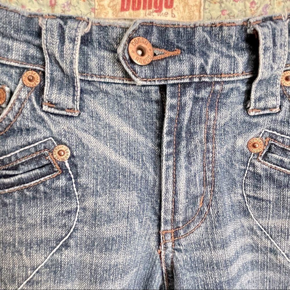 Bongo Vintage Y2K cropped capri low rise jeans - Picture 3 of 14